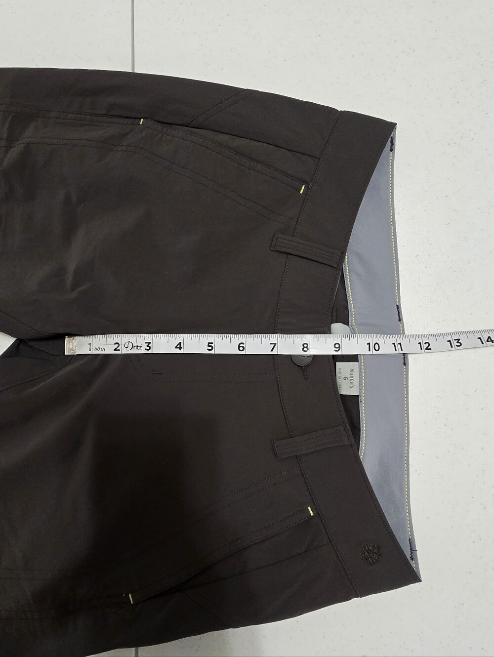 Stio Charcoal Gray Straight Leg Low Rise Hiking Pants Women's 6 Outdoor - Picture 4 of 13